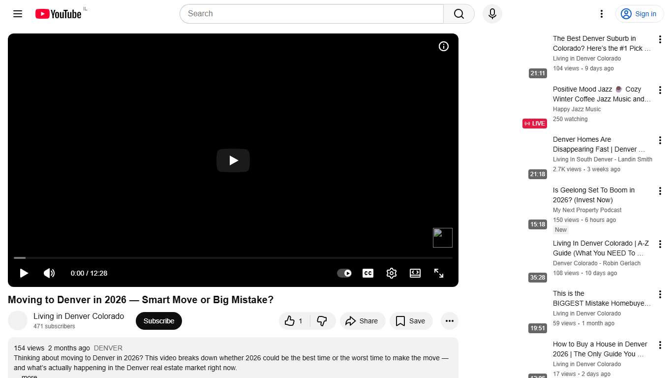 Moving to Denver in 2026 — Smart Move or Big Mistake? - YouTube